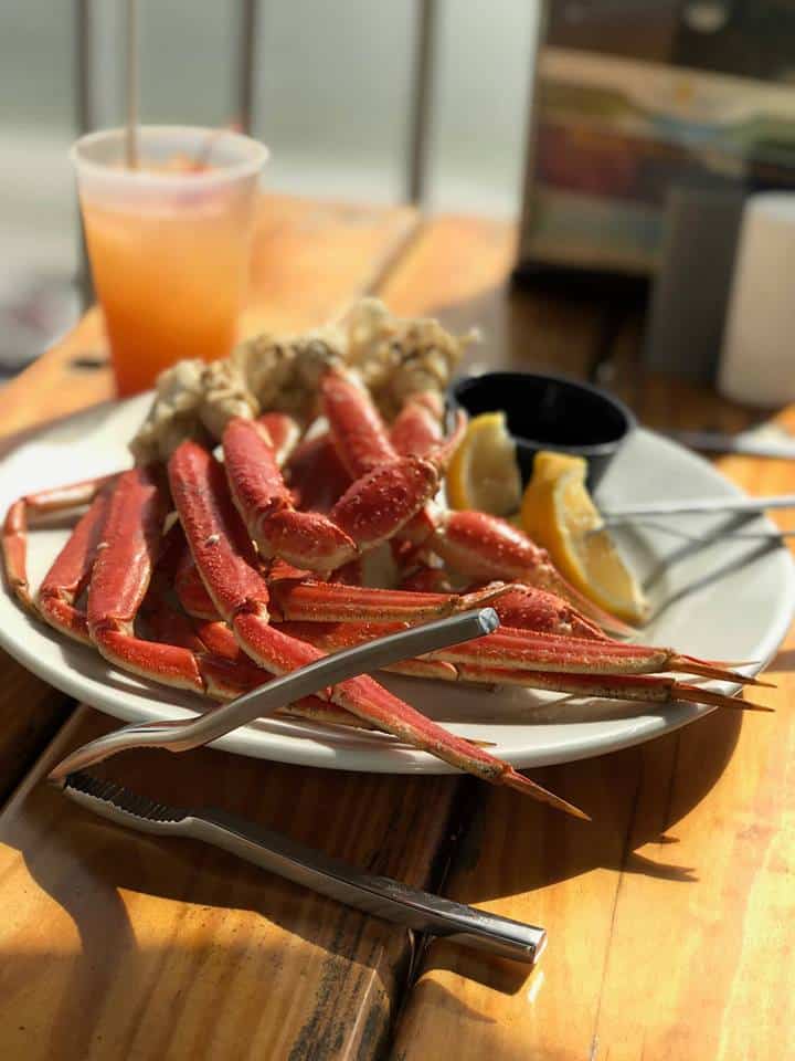 Sun Deck Restaurant Crab Legs Outdoor Seating Restaurants in Fort